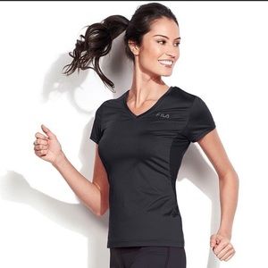 Fila sport short sleeve black tee